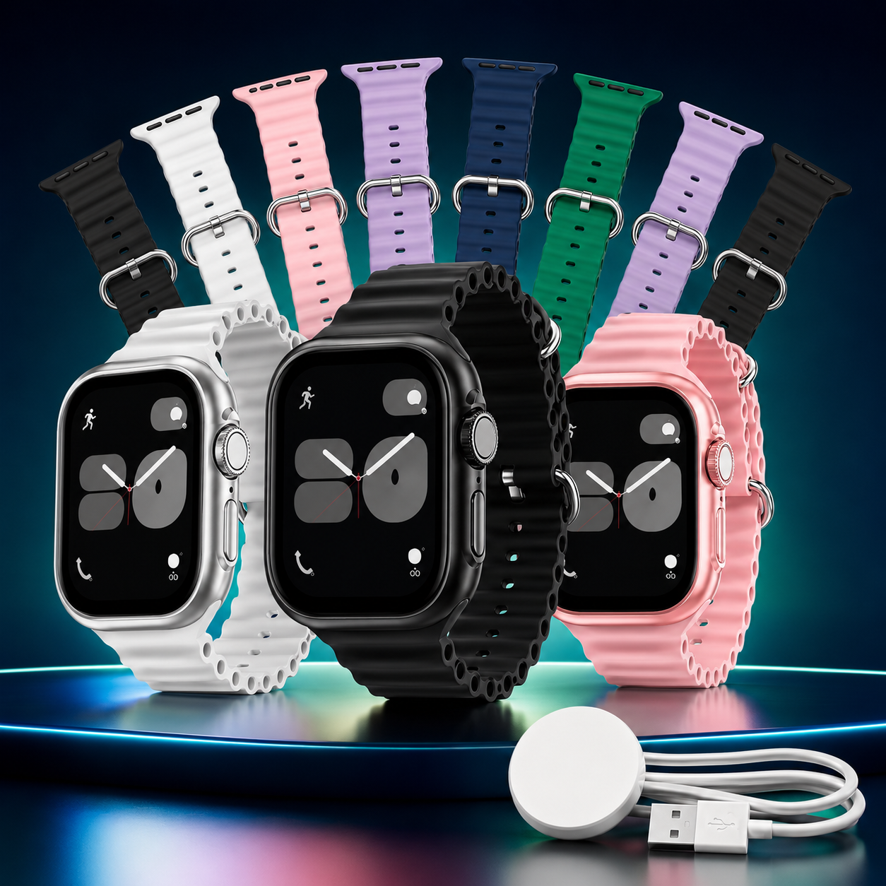 Smartwatch S9 MultiStyle + 8 Correas Intercambiables