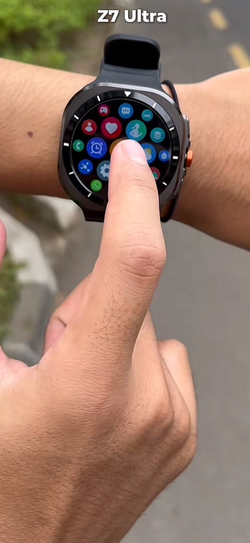 SmartWatch Z7 Ultra Negro - Monitor Cardíaco, Batería hasta 5 Días